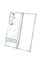 Galaxy Z Fold 7 Case with Camera Protection Transparent Design with Lego Stand Case - 3