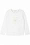 Girl's Beaded Badi 4-8 Years Old White - 2