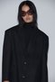 Black Estelle Maxi Cashmere Coat - 8