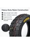 80/65-6.5 Electric Scooter Tire – Heavy Duty Tubeless Nylon Replacement Tyre, Deep Tread Anti-Slip Design, Durable Urban & Delivery Scooter Wheel Tire - 8
