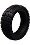 80/65-6.5 Tubeless Electric Scooter Tire, Heavy Duty Replacement Outer Tire with Deep Tread, High Grip Wear-Resistant Rubber, Front & Rear Wheel for Electric Scooters, Black - 3