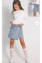 Girl's Asymmetrical Shorts Skirt 0461- - 4