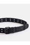 Men Studded Double-Prong Belt