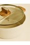 Beige Marble Non-Stick Dutch Oven With Glass Lid 24cm - 3