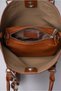 Women's Handbag with Mirror Charm Detail, Stylish Daily Hand and Shoulder Bag, Camel 18350 - 7