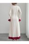 Rochie lunga, Crem - 2