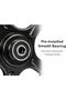 14 Inch E-Bike Delivery Scooter Front Rim – Heavy Duty Steel Front Wheel with Bearing Hub, Black Powder Coated Replacement Rim for Electric Scooter & Cargo Delivery Bike - 5