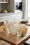 12-Piece 400 Cc Gold Gilded Glass Water and Soft Drink Glass Set – Stylish Decorative Striped Glass Set, Beverage, Juice, and Cocktail Glass - 2