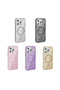 iPhone 14 Pro Max Case Non-Spill Glitter Silicone Magsafe Camera Raised - 6