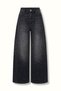 Anthracite Barrel Jean with Stone Detail