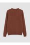 Quality Pieces from Çelebi Store Zero Roba Collar Hair Weave Embroidered Men's Knitwear Sweater - 8
