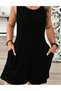 Beach jumpsuit, Black - 2