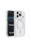 iPhone 17 Pro Case with Rhinestones and Glitter, Magsafe Camera Raised Silicone - 2