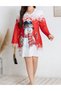 Rochie scurta, Rosu