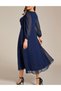 Rochie medie, Bleumarin - 2