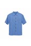 Men's Silk Shirt – Laid-Back Luxury, Cabo Blue - 2