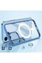 iPhone 12 Pro Max Case Magsafe Transparent Back Face Camera Raised Silicone - 6