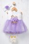 Tutu Dress - Mevlüt Dress with Inner Dress (Suitable for Summer and Winter Use) with Bandana and Shoe Gift Set - 4