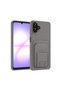 Galaxy A07 Case with Card Holder and Stand, Raised Camera, Silicone - 7