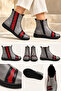 Genuine Leather Women's Boots, Zippered Colorful Casual Boots, Model Name Themis - 2