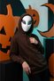 Futuristic White Alien Mask - Halloween and Cosplay Costume Mask - 3