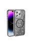 iPhone 14 Pro Max Case Non-Spill Glitter Silicone Magsafe Camera Raised