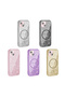 iPhone 15 Case Non-Spill Glitter Silicone Magsafe Camera Raised - 6