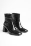 Muso Women's Black Heeled Boots - 4