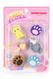 Eraser 6 Pieces Cat Figured Eraser Set with Paws and Kittens Set Vd062 - 6