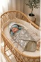 Outlet/ Soft and Fluffy Double-Sided Baby Girl and Boy Plush Hooded Blanket 85X85 cm Beige / Rabbit - 2
