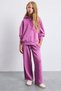 Relaxed Fit Half Zipper Modal Sweatshirt with Stitching Detail for Girls I3414A826Au - 2