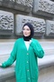 Striped Woven Knitwear Cardigan with Pockets - 2