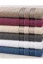 6-Piece Bath Towel Set 70X140 cm 320 Gr/Piece 80% Cotton 20% Polyester Double Border - 4