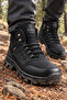 Men'S, Lace-Up, Zippered, Fur-Lined, Thick Sole Boots