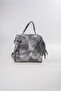 Women's Multi-Compartment Backpack, Adjustable Strap, Daily Use Bag, Gray 18372