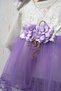 Baby Girl Floral Detailed Tulle Mevlüt Dress - with Shoes and Bandana Gift (Inner Bodysuit Included) - 7