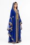 Women's Long Caftan with Shiny Stones and Chiffon Two Piece Caftan, 06 - 3