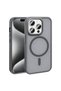 iPhone 15 Pro Case Magsafe Supported Camera Raised Silicone Matte Anti-Fingerprint