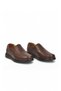 Brown Genuine Leather Gel Sole Anatomical Men's Casual Shoes 409 m - 4