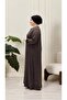 Women's Plus Size Square Neck Modal Combed Cotton Dress - 4