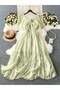Rochie maxi, verde - 2