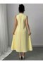 Rochie maxi, galben - 2