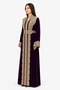 Women's Long Caftan with Shiny Stones and Pearl Work, Model 12 - 2