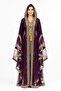 Women's Long Caftan with Shiny Stones and Chiffon Two Piece Caftan, 06