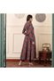 Dark Green Viscose Flower Print Anarkali Set - VRN1024-Dark Green-Size:S-36-Inches - 4