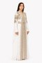Women's Long Caftan with Shiny Stones and Embroidery Work Model 14 - 3