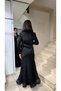 Women's Lace Jacket Skirt Set Three-Piece Set– Shoulder Embroidered Blazer Jacket, Lined Long Skirt, Blouse 3-Piece Set - 4