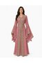 Ladies Long Caftan with Hand Work Stone and Beads Work Kaftan Model-02