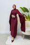 Irmak Evening Dress Burgundy - 2