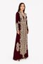 Women's Embroidered Two Piece Long Caftan Kaftan Dress 07 - 3